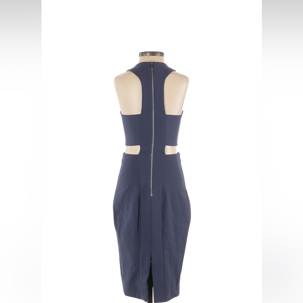 Elizabeth James Elegant Navy Blue Sleeveless Dress